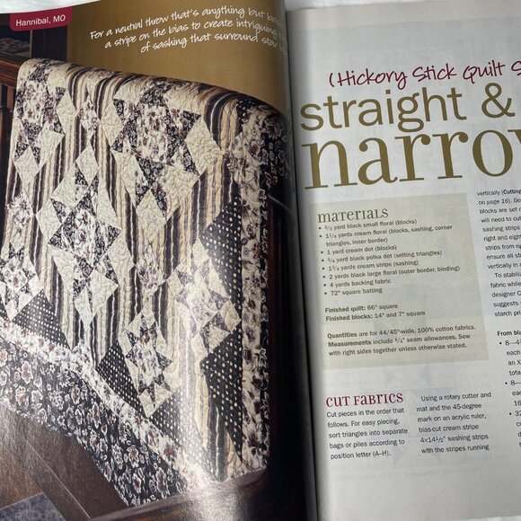 Quilt Sampler Magazine Better Homes and Garden Fall Winter 2009 u Creative Colle - Picture 4 of 12